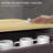 Coffee Finish Sideboard With Solid Wood Countertop