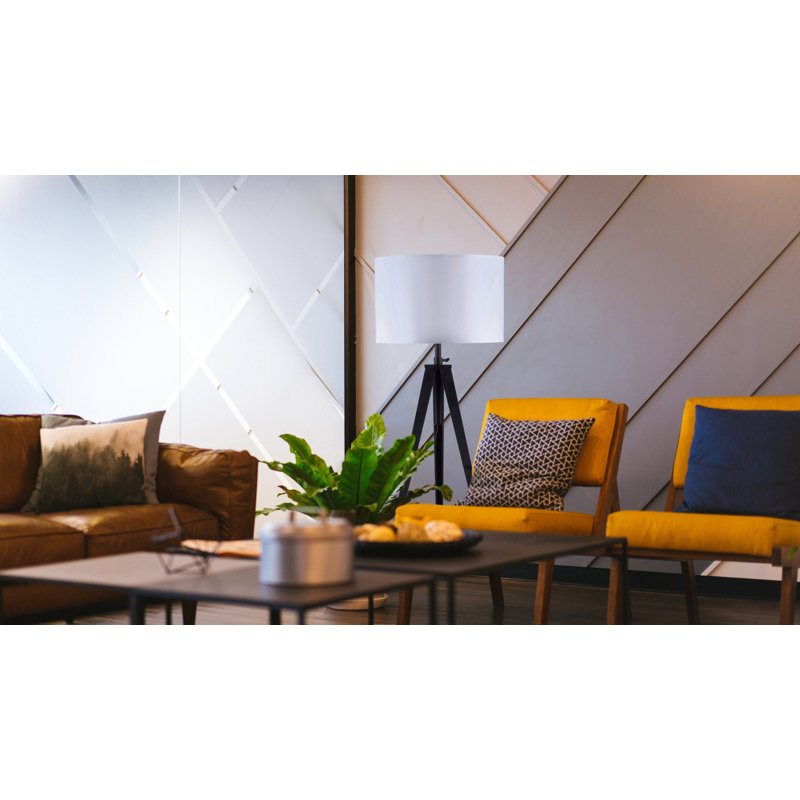 65" Crossed Tripod Floor Lamp