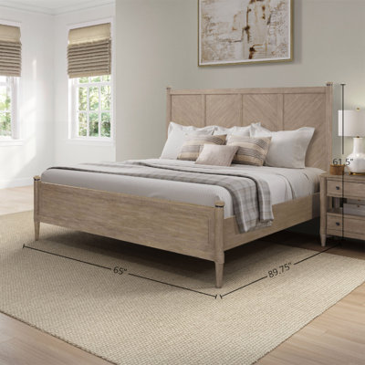 Queen Lo-Post Bed