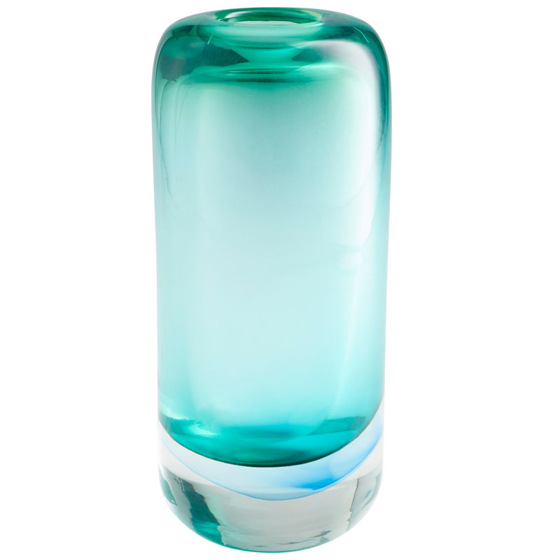 Ophelia Glass Table Vase, 10.75" H x 4.75" W x 4.75" D