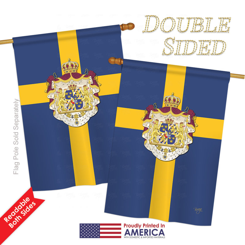 Double Sided Polyester Garden Flag, 18.5" H x 13" W