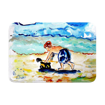 Boy & Toy Bath Mat