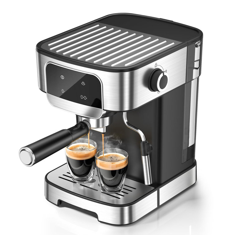 20-Bar Espresso Machine, Professional Espresso Maker with Auto Milk Frother, Compact Home Coffee Machine
