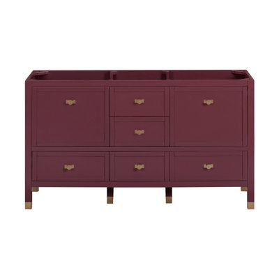 Meuble-lavabo double 60 po Alana