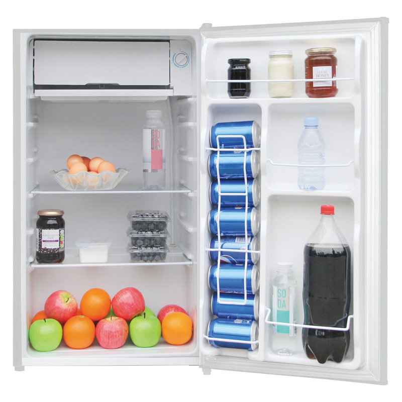 Frigidaire® 3.2-cu. ft. 65-Watt Retro Bar Fridge with Side Bottle Opener, Moonbeam, Moonbeam