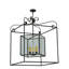 Lustre carré 36 po Kitzi