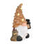 Gnome du crépuscule avec chien et lanterne