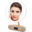 Miroir de maquillage rond Melody de 9 pouces avec haut-parleurs et capteur tactile-1798424374