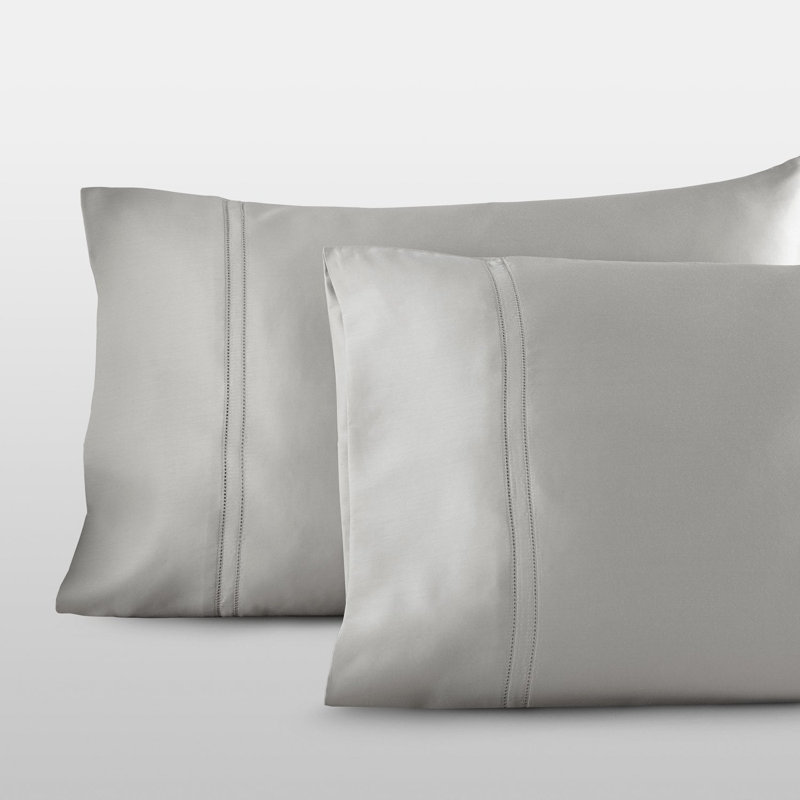 Yalda Pillowcase Set, Standard Pillowcase, Gray