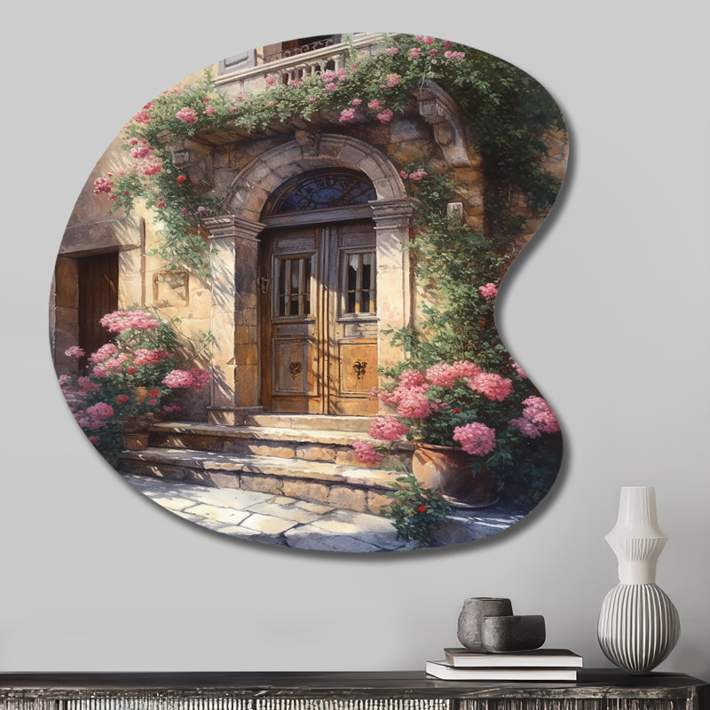 Ilaya - Art mural asymétrique en métal, H 27 po x l 27 po x P 1 po