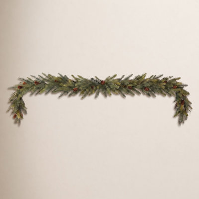 Artificial Frosted Arborvitae Garland