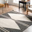 Tapis ivoire / noir Akikur-955640342