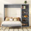 Murphy Bed Wall Bed With Shelves-1103101956