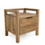 Casiano 55cm W Solid Wood Bedside Table