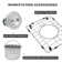 LQS 13''L ×15''W Granite Composite Undermount Bar Prep Sink with Accessories