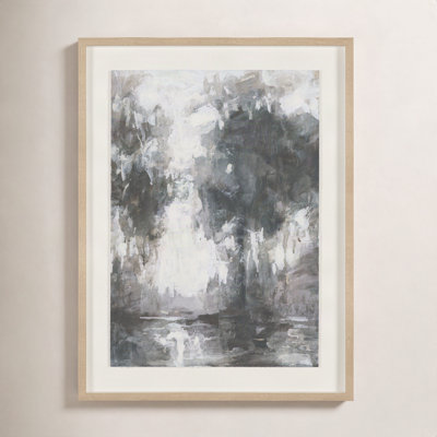 Forest Whispers I Hand-Embellished Painting