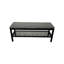 Banc de rangement rembourré en bambou Asheton