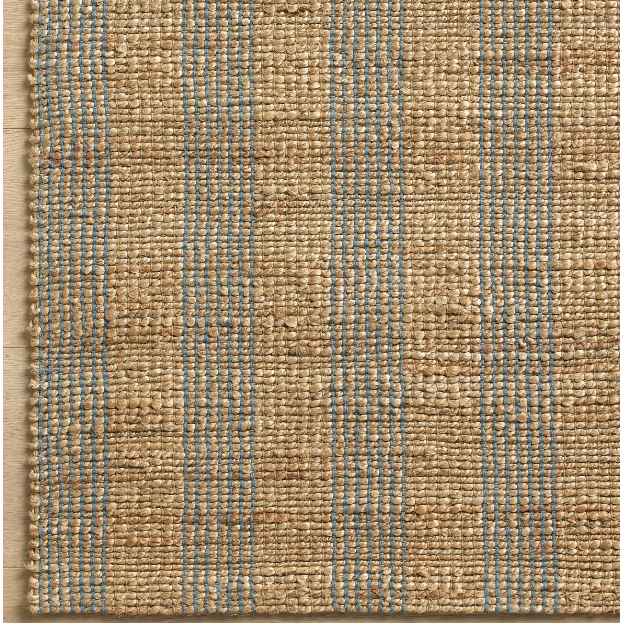 Judy Natural / Sky Area Rug, Rectangle 3'6" x 5'6"