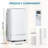 13,000 BTUs Portable Air Conditioner with cooling/dehumidification/fan/sleep mode, 4-IN-1 Portable AC with 24H Timer & Remote Control & Window Kit-125846718