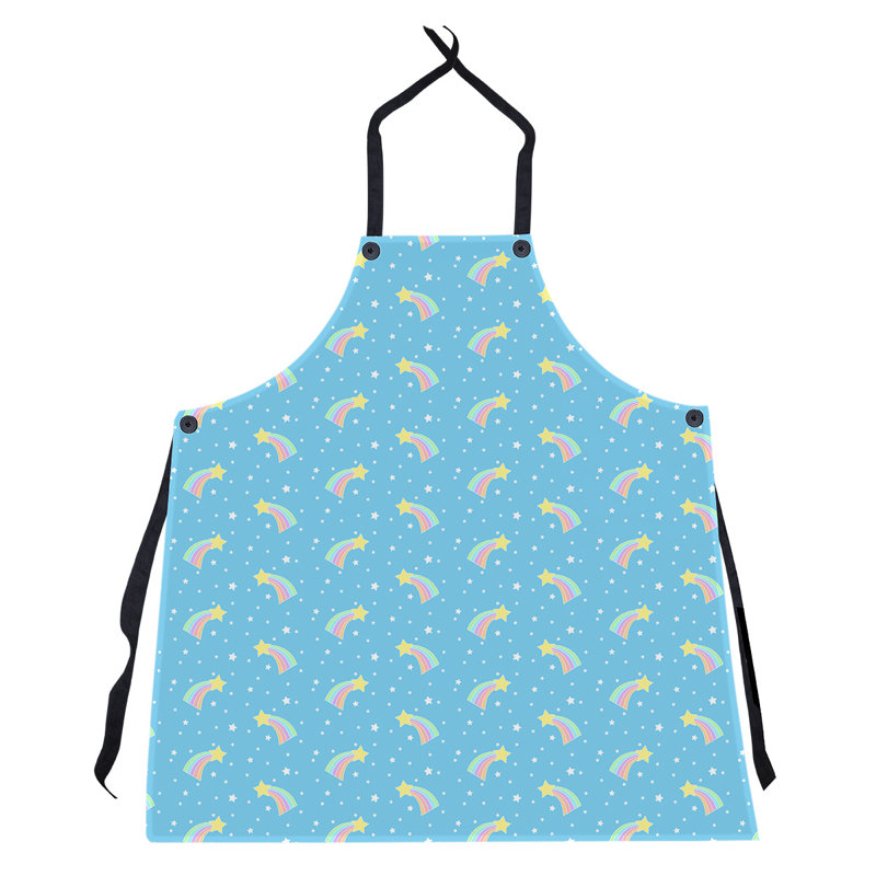 Tablier de motif à étoiles à tir, Bleu