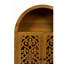 Armoire compacte en porcelaine noyer