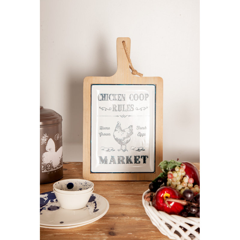 Vanmatre Farmhouse Wall Decor on Metal