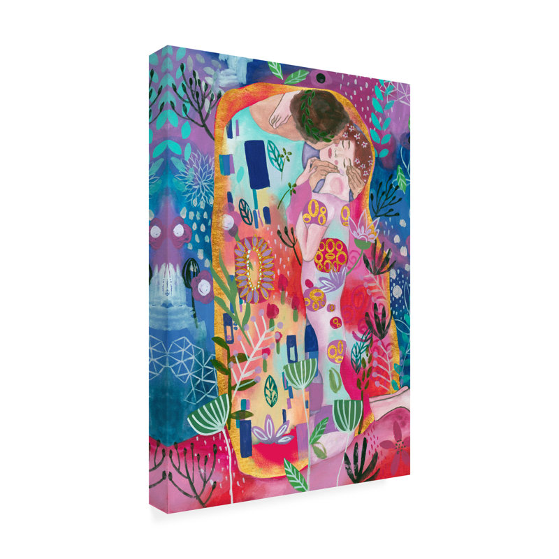 Melissa Wang 'In Dreams II' Colorful Botanical Canvas Art