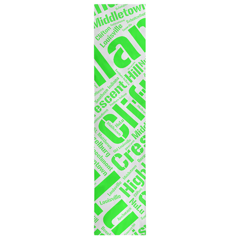 Chemin de table blendtable en coton, 90 po x 16 po, Vert, Louisville