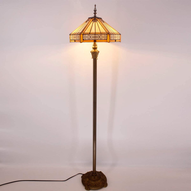 Sbordone 64'' Bronze Antique Traditional Floor Lamp