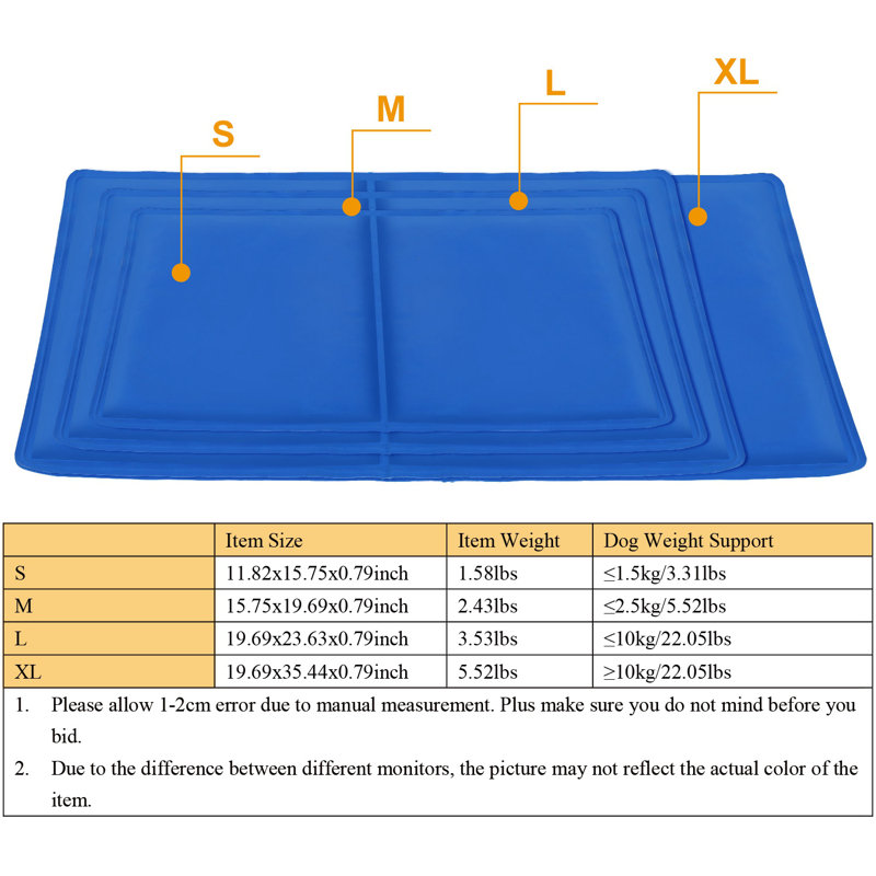 Erand Polyester Pet Bed, Large (23.63" W x 19.69" D x 0.79" H)
