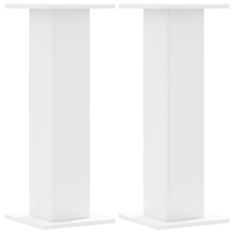  Speaker Stands Living Room Speaker Floor Stand 2 Pcs Engineered Wood