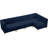 Enson Velvet L-Shaped Sectional Reversible-1004867817