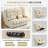 Zero zero clearence recliner  Power Reclining Loveseat With Adjustable Headrest, Fabric Electric Recliner Sofa With Usb & Type-C Ports, Dual Cup Holders, 2-Seater Couch For Living Room, Rv, Home Theater-1287608710