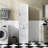 18.11"Bathroom Storage Cabinet with 1 Storage cabinet and 1 Drawer