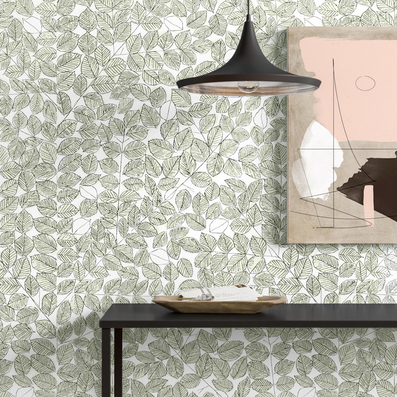 Aleyza Floral Roll, Light Green