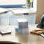 Wham Clip Square Plastic Storage Boxes with Secure Clip Lock Lids Clear/Stone/Slate Grey-1358183933-1358183928