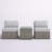 Elodie Wicker Fully Assembled 2 - Person Seating Group with Cushions