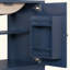 Meuble-lavabo de salle de bain avec lavabo de style rétro, espace de rangement multifonctionnel, tablette de porte, porte à fermeture en douceur (robinet non inclus)
