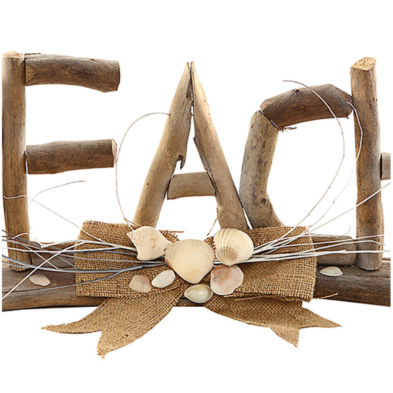 Driftwood Beach Letters