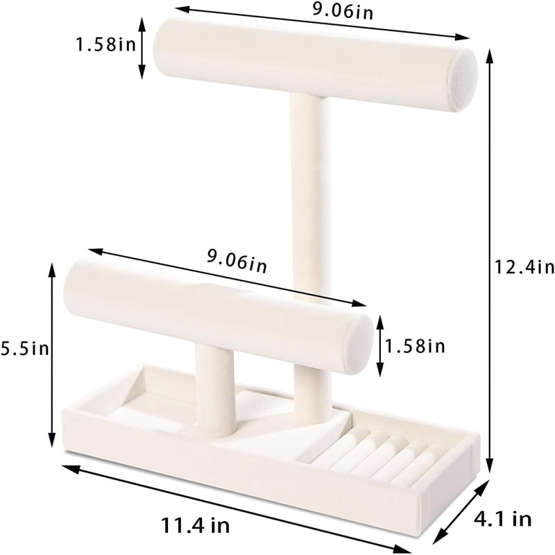 Jewellery Stand +, Beige
