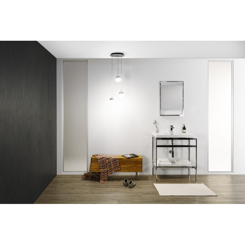 C 36.25" Single Bathroom Vanity Set with Mirror