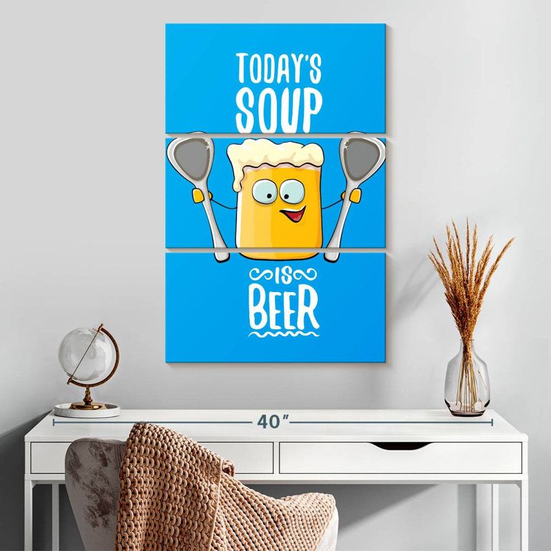 Yarlin Today's Soup Is Beer, H 32 po x l 20 po
