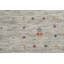 Tapis ivoire tribal Gabbeh 9 x 12
