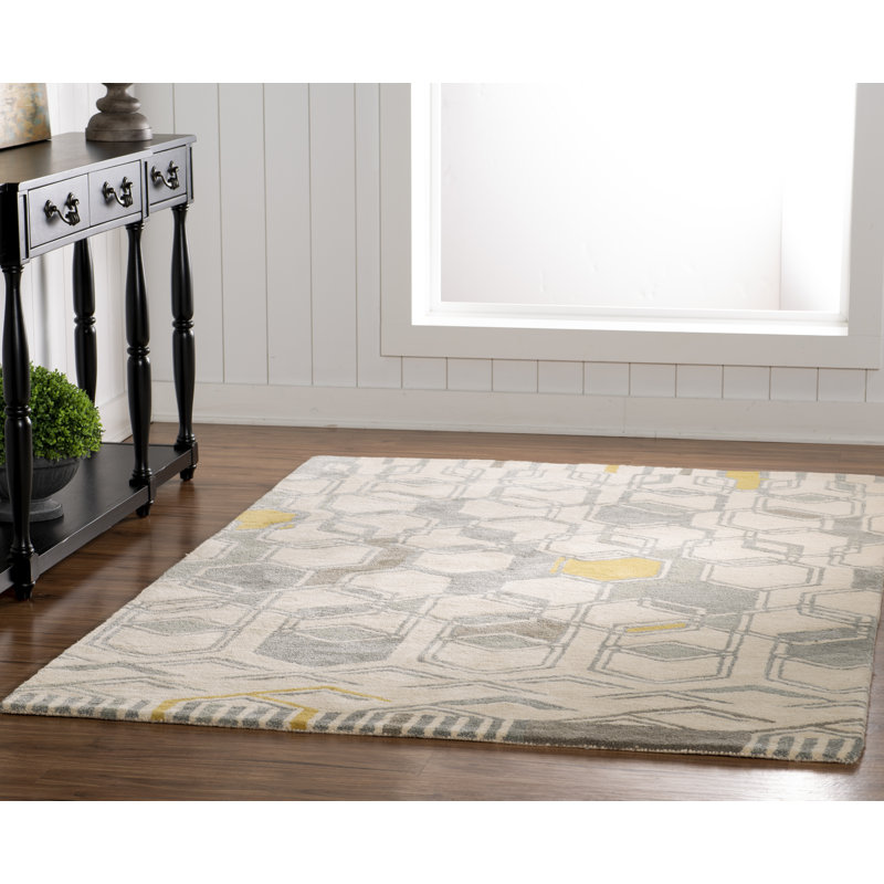 Winona Wool Geometric Indoor Rug, Rectangle 8' x 11'