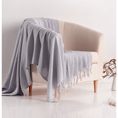 Jeté 100% coton Sky