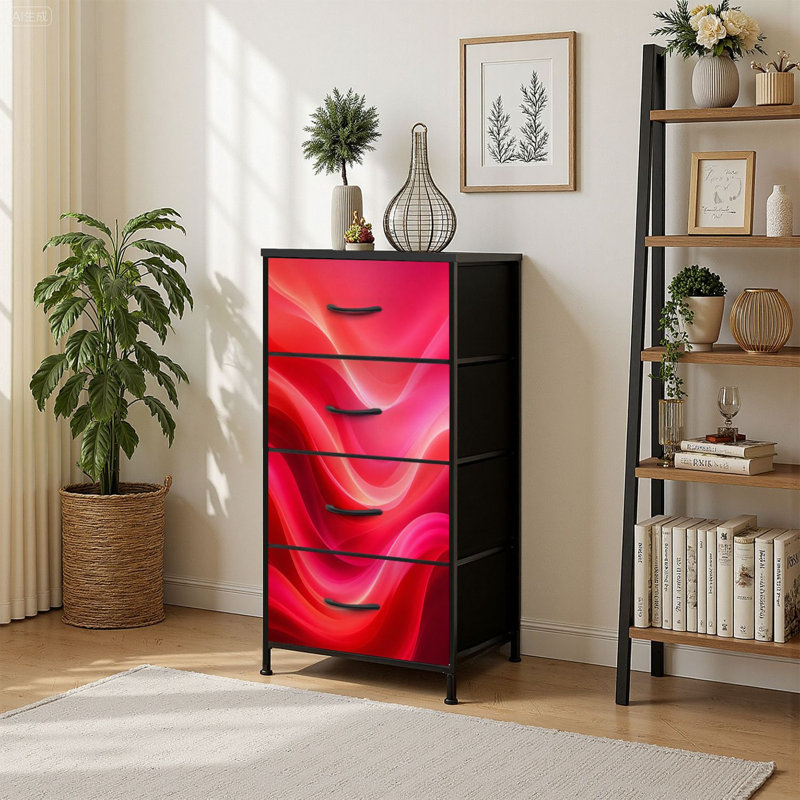 Commode de rangement verticale 4 tiroirs