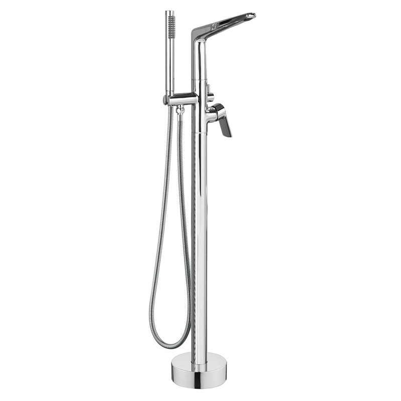 Topcraft Freestanding Bathtub Filler With Handheld Showerhead, Chrome