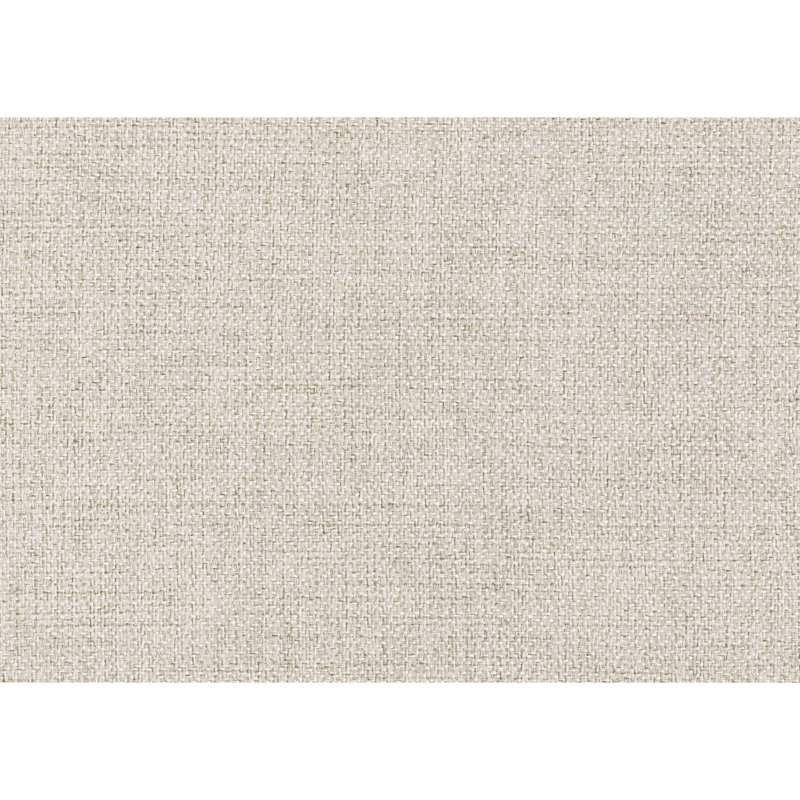 Fauteuil d'appoint classique de luxe beige avec coussin de siège réversible, tissu texturé, garniture cloutée, pieds en bois à finition apparente, fabrication en bois massif et contreplaqué mesurant 33 po de largeur, dossier à coutures losangées