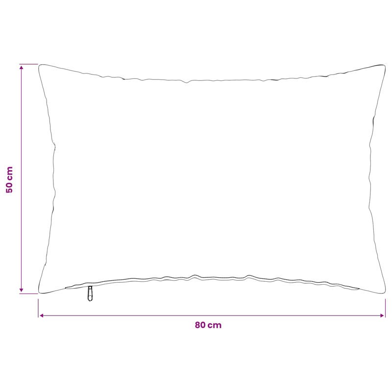 Cushion, Rectangle 50cm H x 80cm W, Light Green