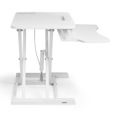 Adjustable Height and Modular Solid Wood Steel Standing Desk Converter